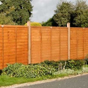 overlap fencing panels