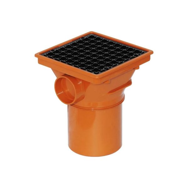 110mm Square Hopper Spigot End