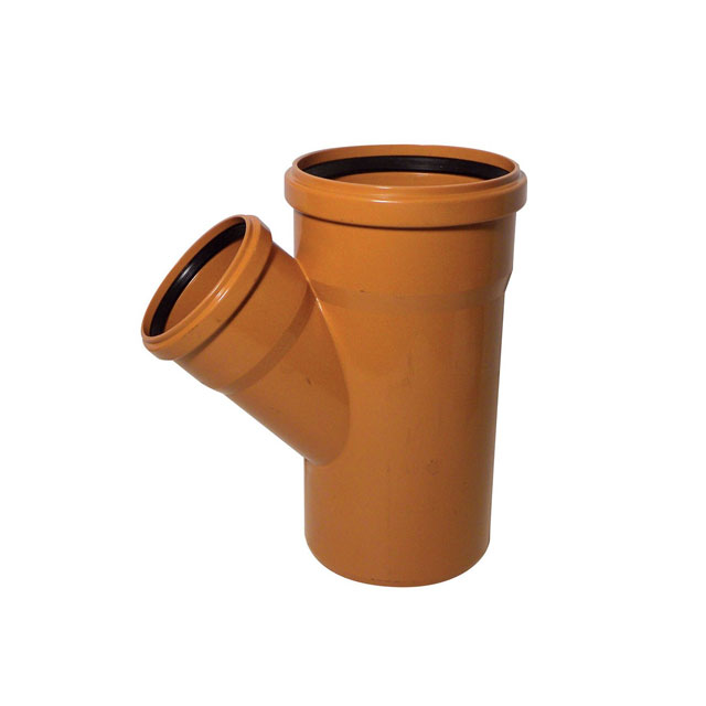 160mm x 110mm 45 Degree Double Socket Junction