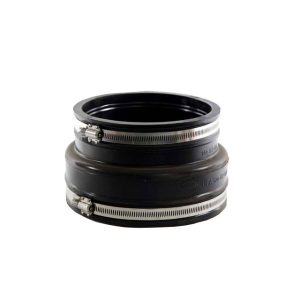 4 inch Clay to 110mm Plastic Flexible Adaptor