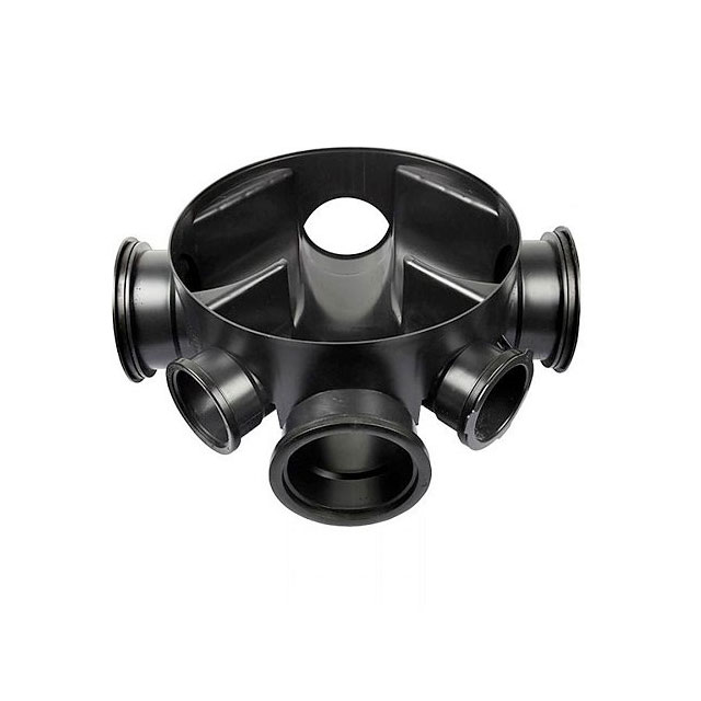 460mm Dia 160mm Chamber Base 2 x 160mm 2 x 110mm side inlets