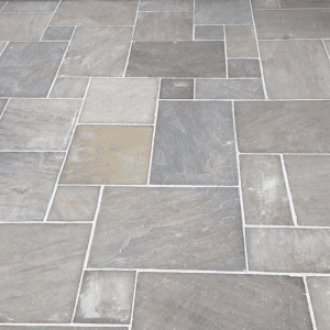 Raj Green Sandstone Paving 2